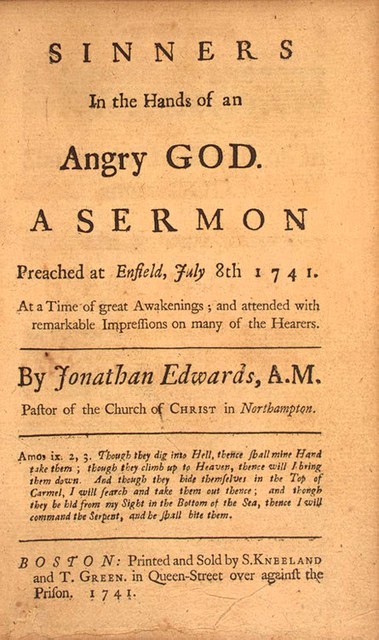 Sinners in the Hands of an Angry God