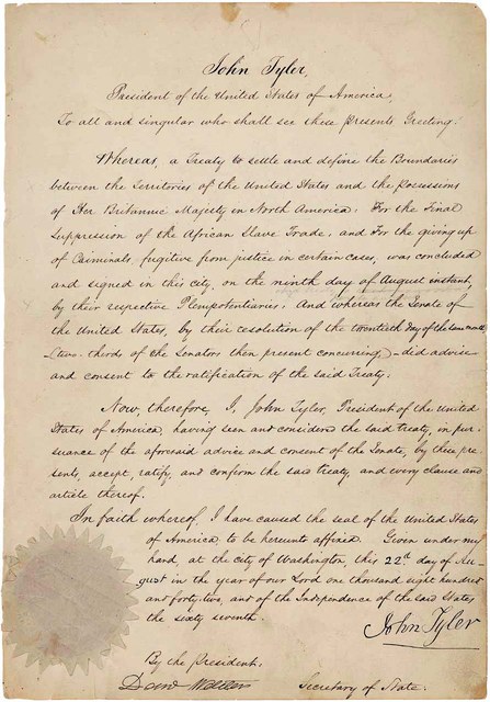 Webster-Ashburton Treaty