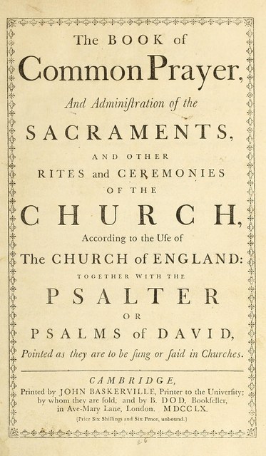 Book of Common Prayer