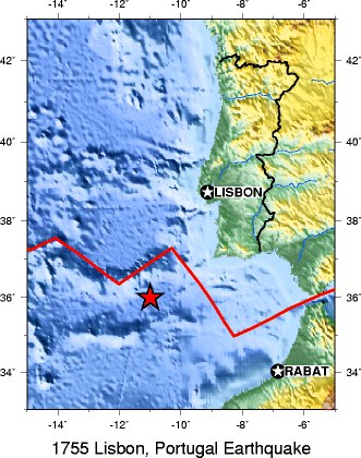 1755 Lisbon Earthquake